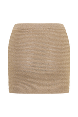 Stan Lurex Mini Skirt - Gold