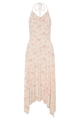 Sylvie Modal Hankie Midi Dress - Floral Ditsy Print