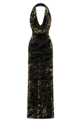 Talila Cowl Front Maxi Dress - Velvet Burnout