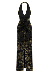 Talila Cowl Front Maxi Dress - Velvet Burnout