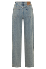 Tyla Diamante Denim Jeans - Blue/Green