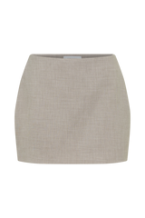 Laila Suiting Mini Skirt - Grey