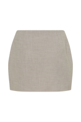 Laila Suiting Mini Skirt - Grey