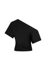 Luu Off Shoulder Slinky Top - Black