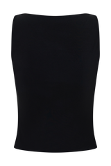 Nicolette Sleeveless Tank Top - Black