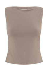 Nicolette Sleeveless Tank Top - Neutral