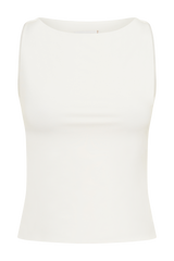 Nicolette Sleeveless Tank Top - White