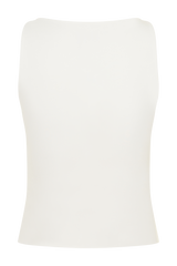 Nicolette Sleeveless Tank Top - White