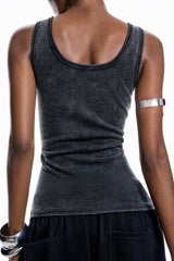 Eyelet Slim Sexy Street Style Tank Top