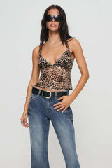 Chic Sexy Leopard Print Cami Top