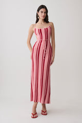 Shepherd Crochet Halter Maxi Dress - Pink