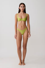 Clover Brazilian Bikini Bottom - Green