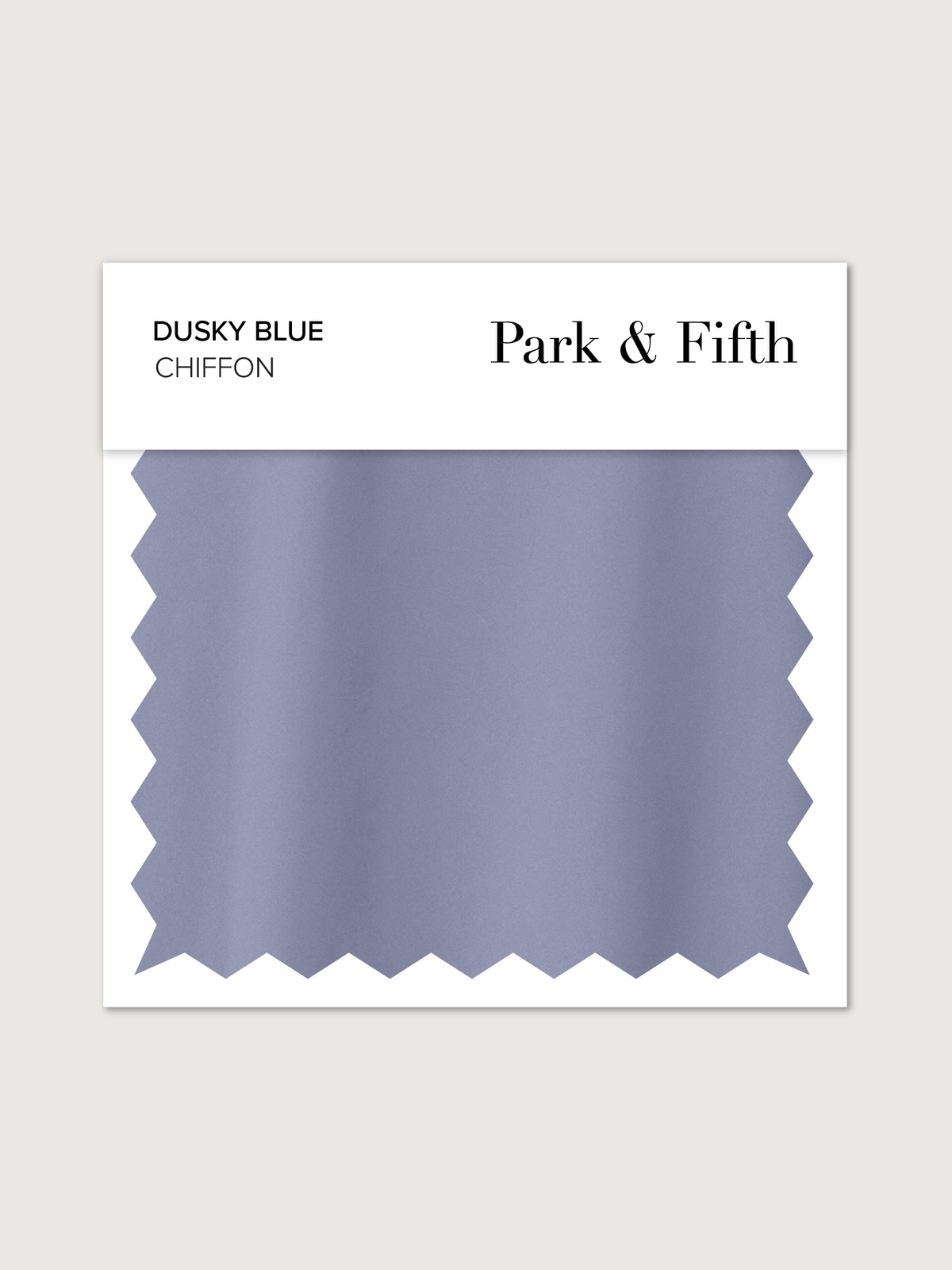 Dusky Blue Chiffon Swatch