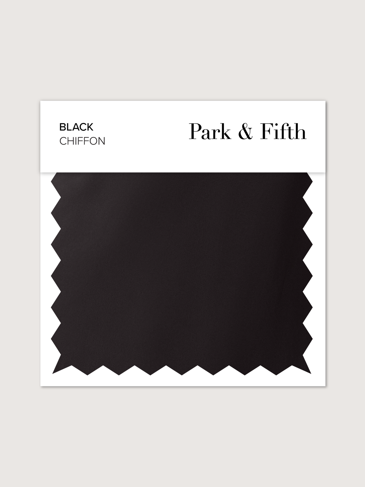 Black Chiffon Swatch