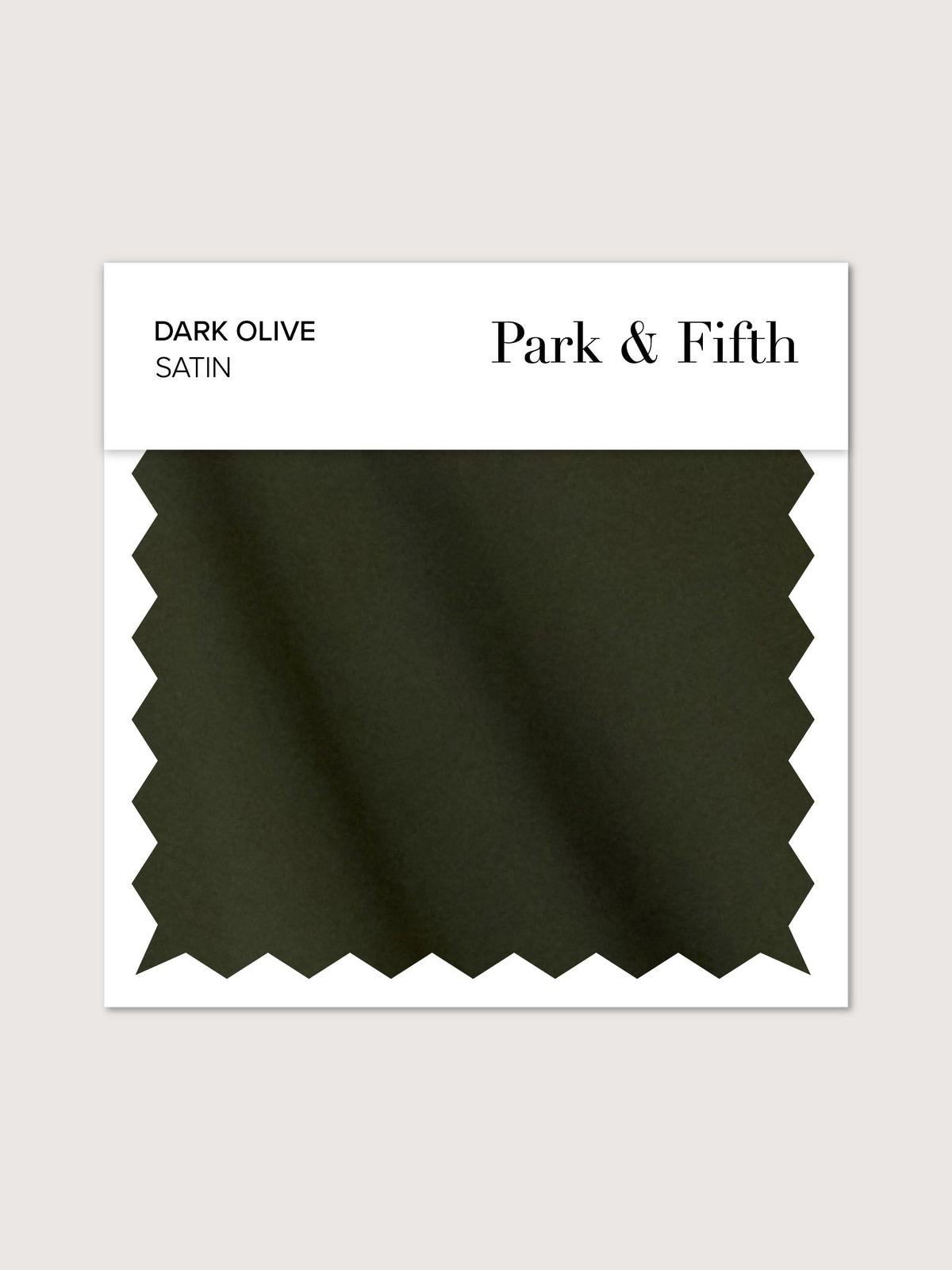 Dark Olive Satin Swatch