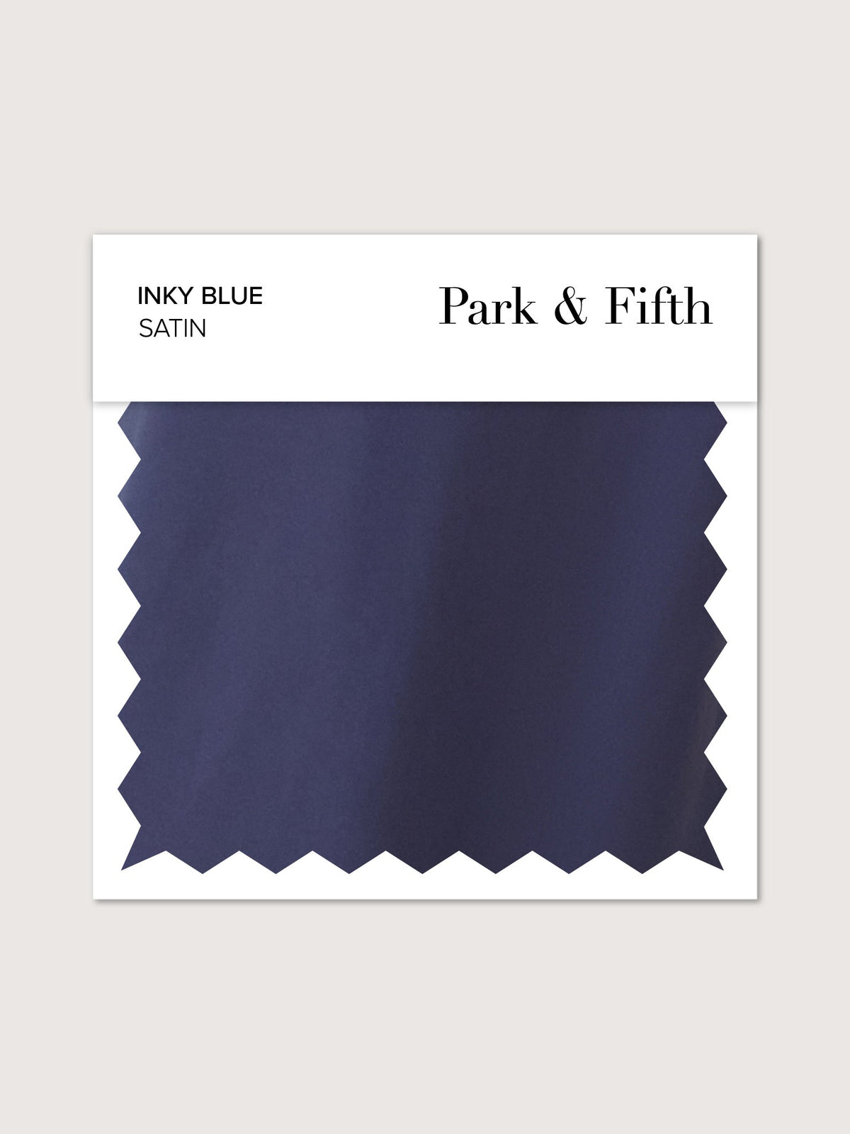 Inky Blue Satin Swatch