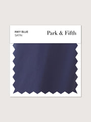 Inky Blue Satin Swatch