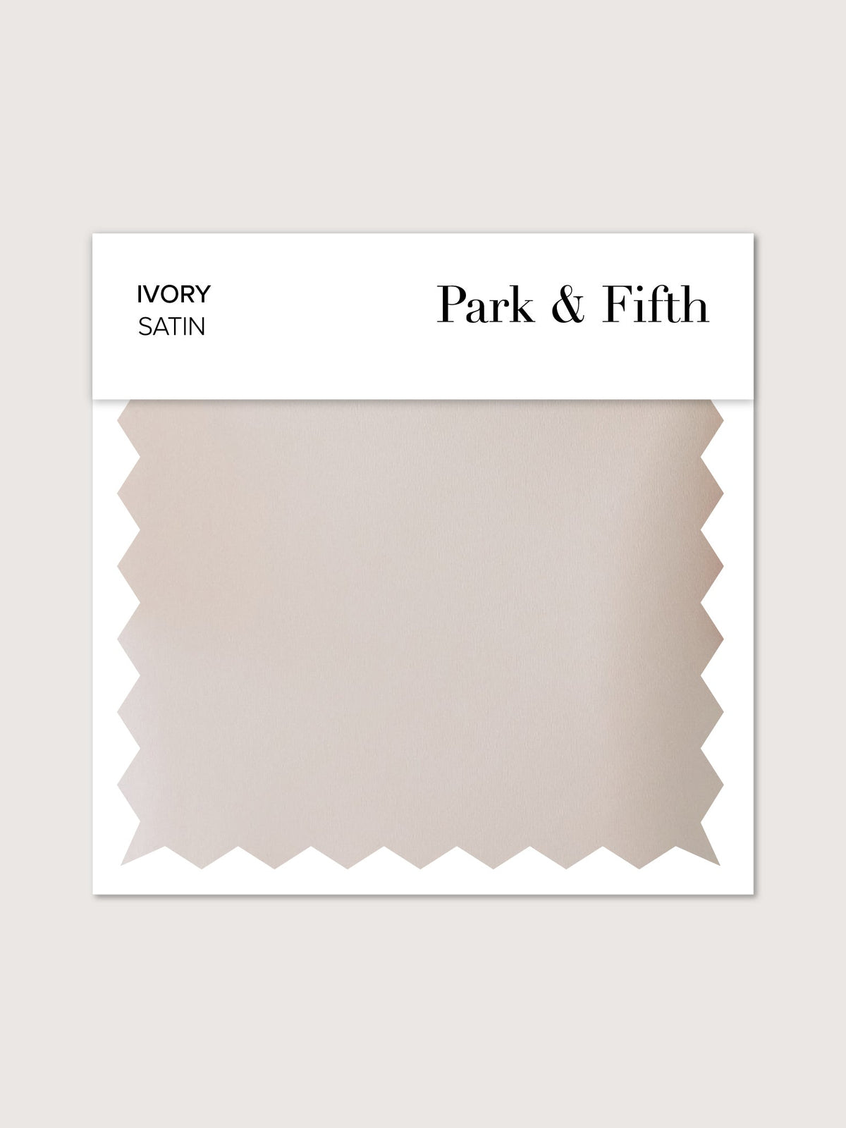 Ivory Satin Swatch