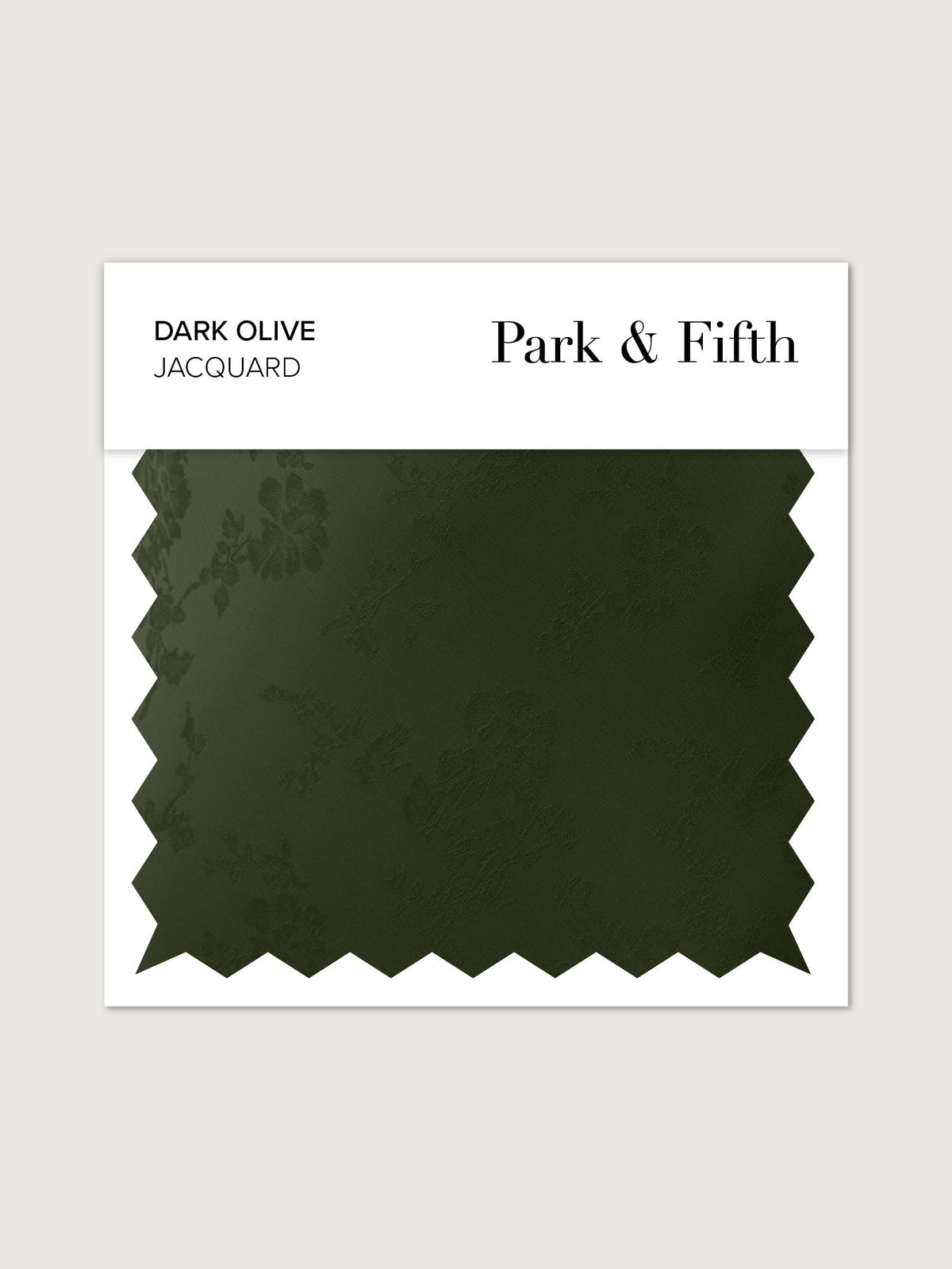 Dark Olive Jacquard Swatch