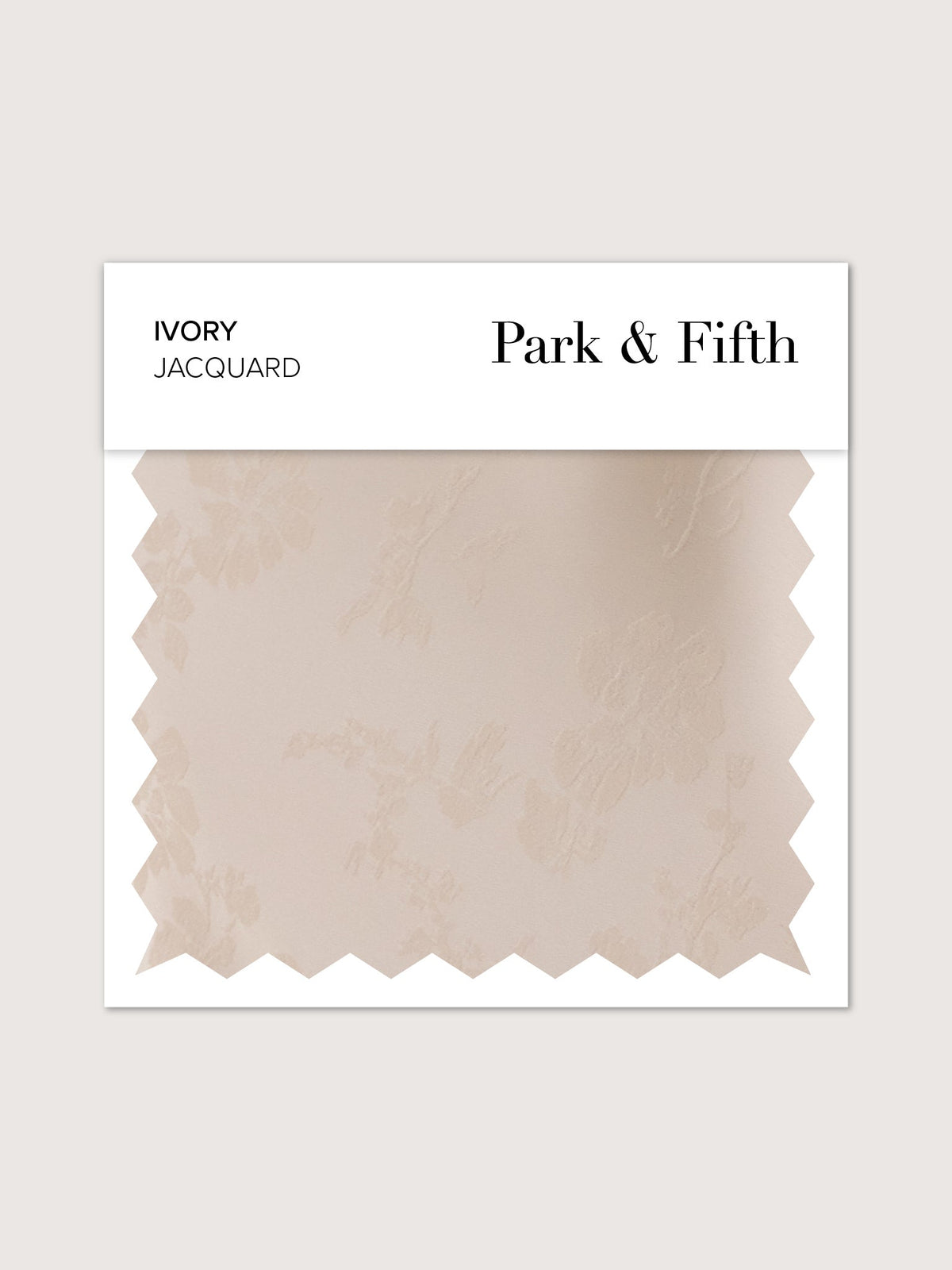 Ivory Jacquard Swatch