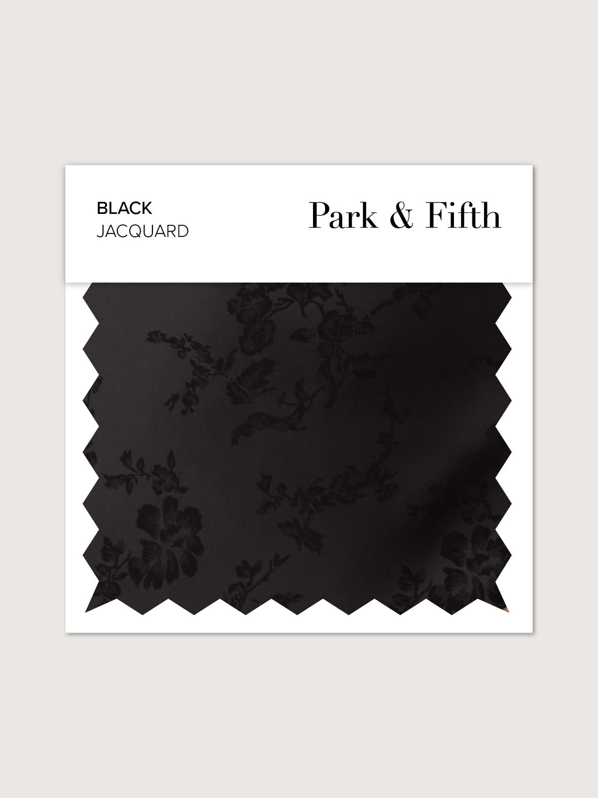 Black Jacquard Swatch