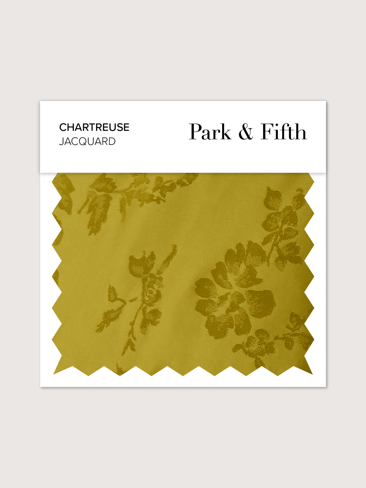 Chartreuse Jacquard Swatch