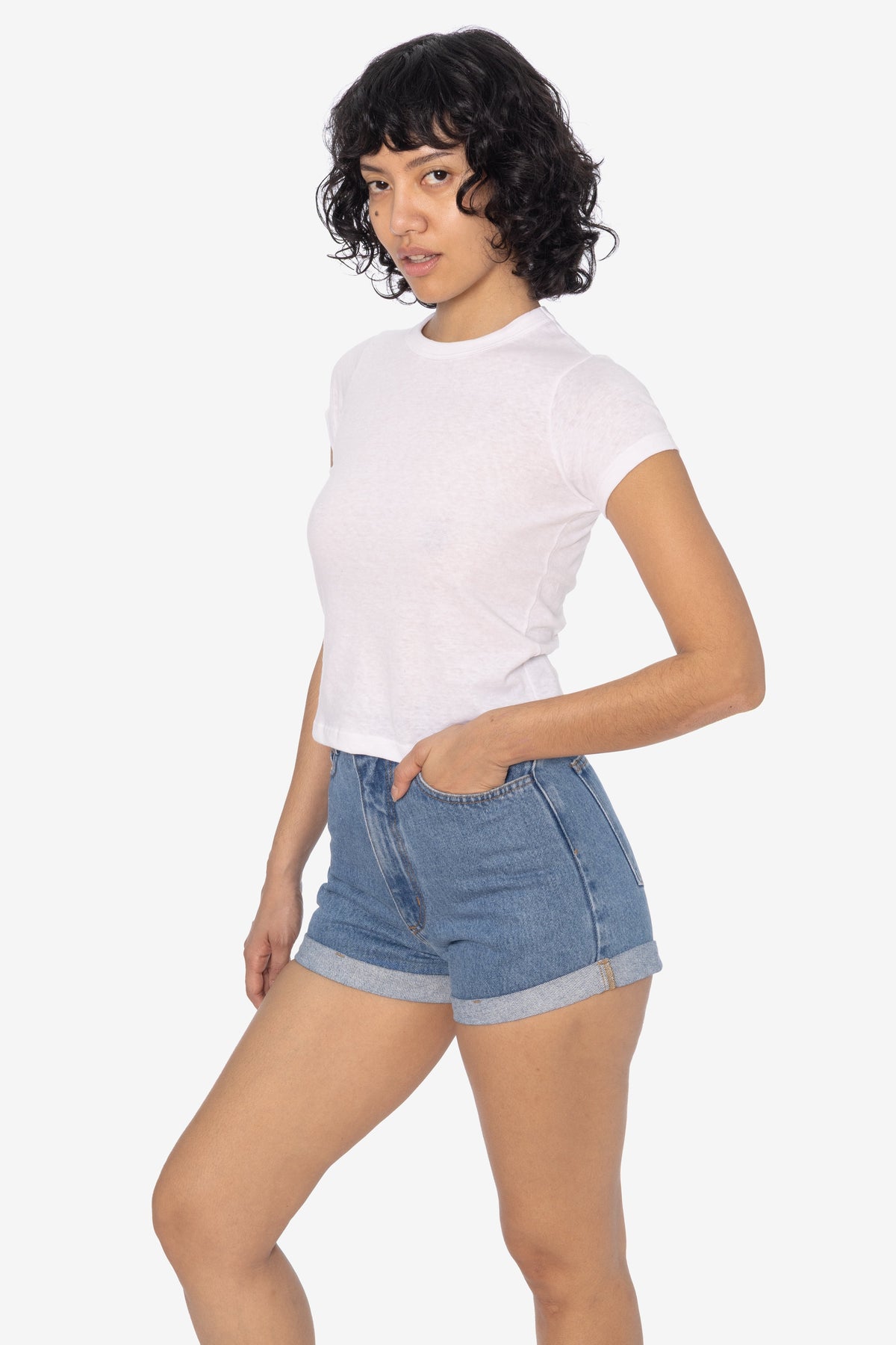RDNW05 - Denim Loose Cuff Short