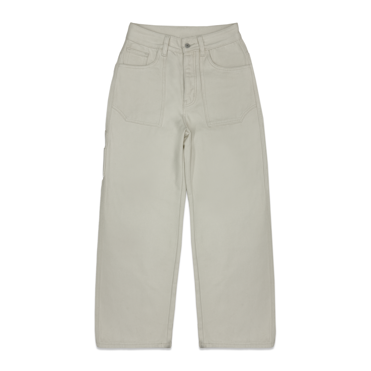 'Field' Cream Canvas Pants